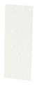 Hålplatta Vit 200 x 80 x 2 mm Heco